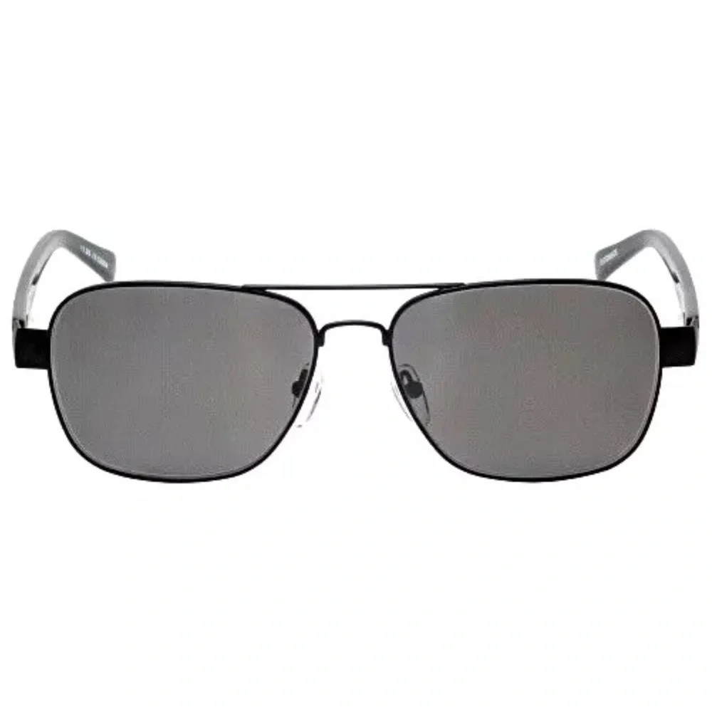 Aviator black and Silver Sunglasses by Eyebobs can add prescription, Men…